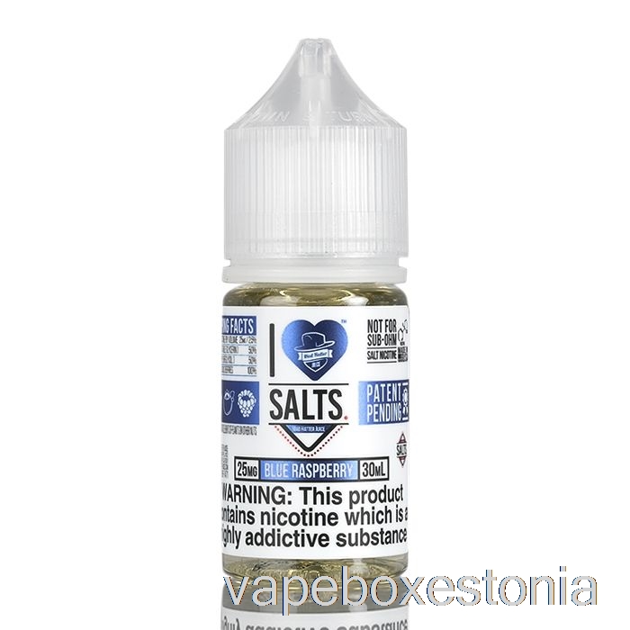 Vape Box Estonia Sinine Vaarikas - I Love Salts - 30ml 25mg